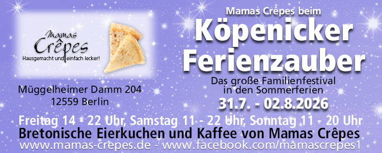 Mamas Crêpes auf dem Köpenicker Ferienzauber Berlin